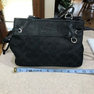 Coach canvas handbag